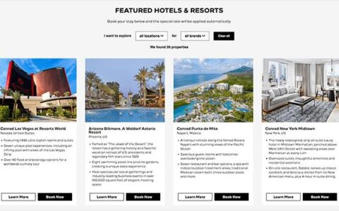 Hilton Lrm Extra Night: Stay Three Nights Get One Free AT Waldorf Astoria, LXR And Conrad Hotels