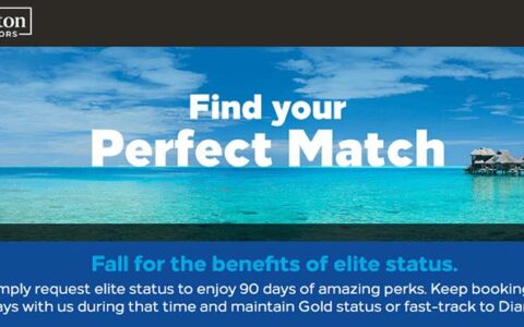2022 Hilton Status Match: 7 Nights For Gold, 12 Nights For Diamond